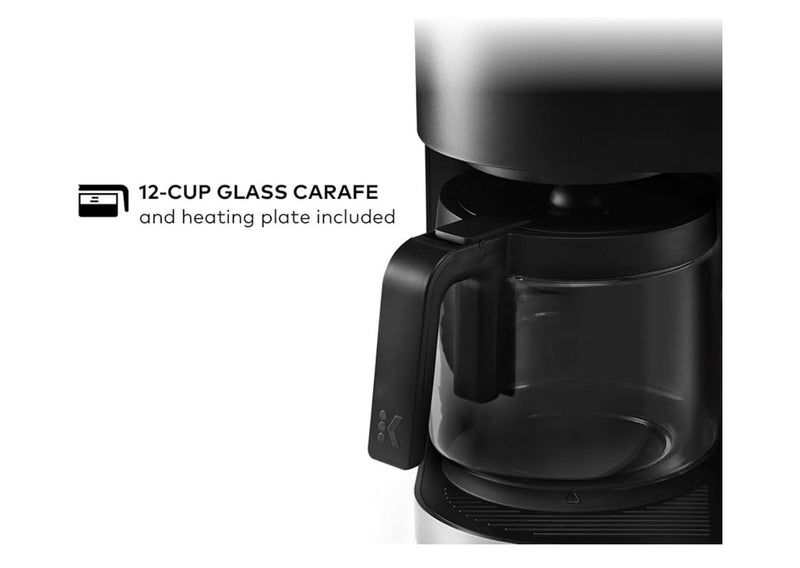 Coffee & Co-Cup Pod & Carafe Coffee Maker, with Multiple Brew Sizes, 60oz Removable Reservoir, Programmable Auto Brew Carafe, (Gen 1), Black